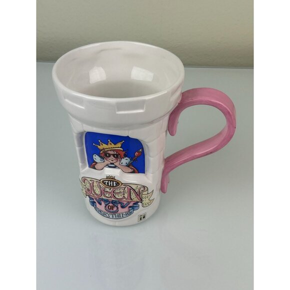 Vintage Mary Engelbreit Teleflora Queen of Everything Castle Mug Ceramic, Read - Picture 15 of 15